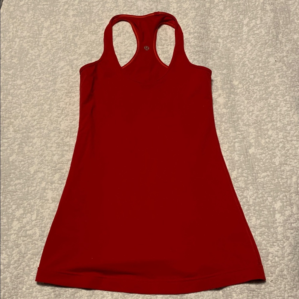 lululemon athletica Red Tank Top